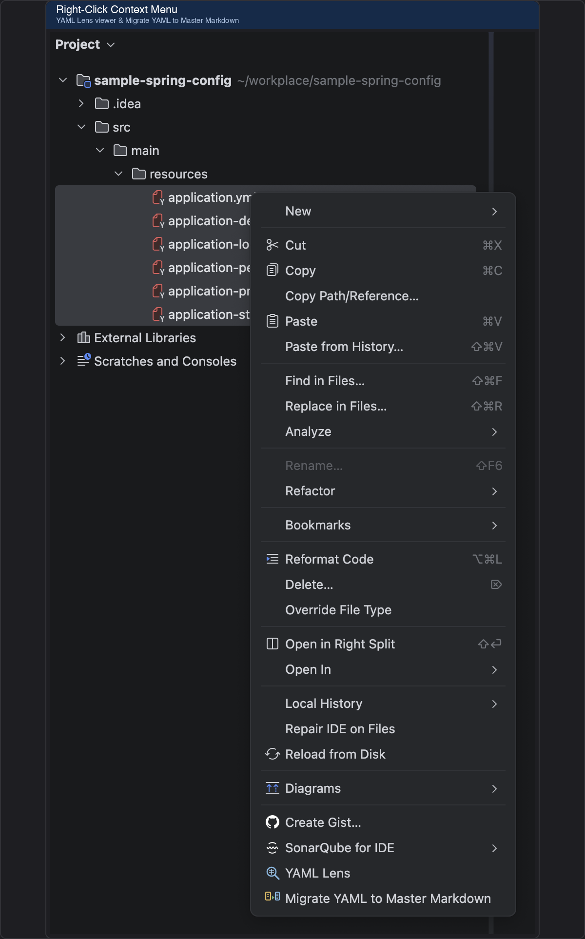Context Menu